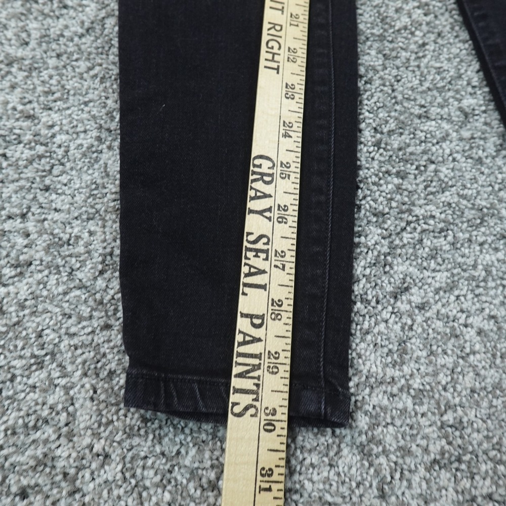Spanx Jeans Womens S Dark Black Denim Pants Ankle Skinny Pull On Jegging Stretch - Picture 3 of 10